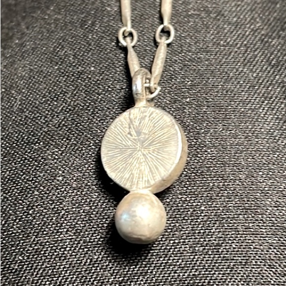 Dichroic Glass Pendant Necklace - Picture 3 of 4